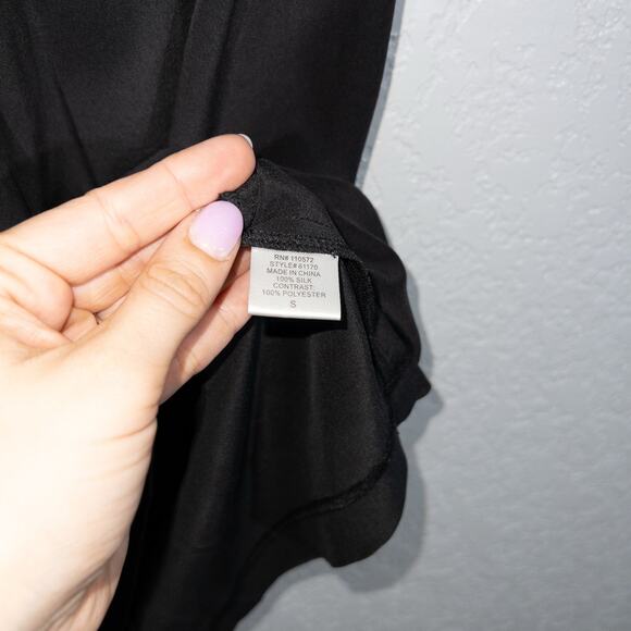 Twelfth Street Cynthia Vincent Geo Print Scoop Back Silk Dress Size Small - Picture 5 of 7